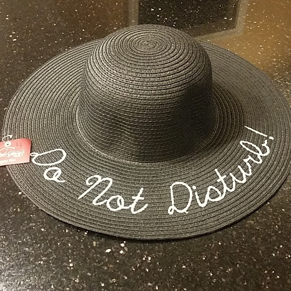 Black Floppy Hat